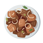 韩国美食插画图案