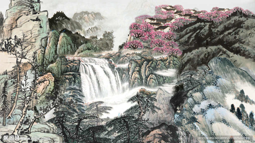 背景墙 国画