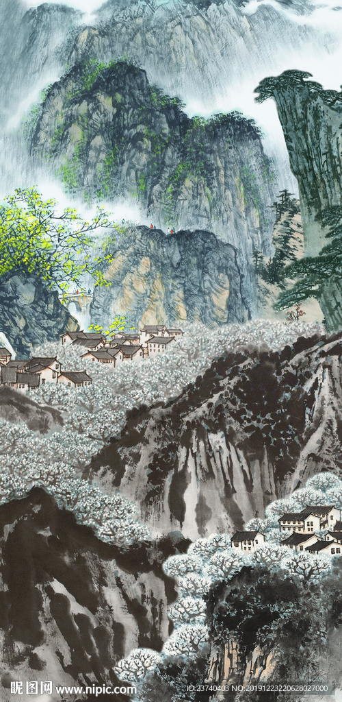 国画风景玄关