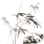 水墨竹子