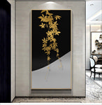 植物叶子玄关装饰画