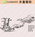 线稿 剪影 壁纸 简洁手绘