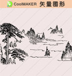 线稿 剪影 壁纸 简洁手绘