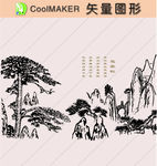 线稿 剪影 壁纸 简洁手绘