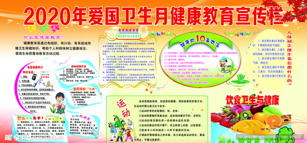 健康教育宣传栏