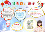 春节美食小报