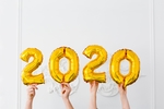 2020艺术立体数字背景