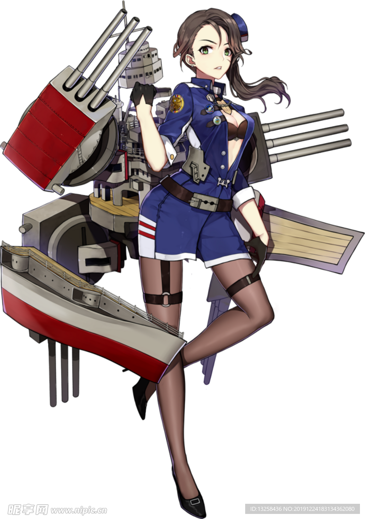 彩色人物插画动漫背景