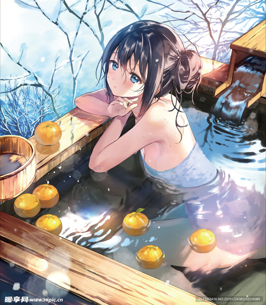 彩色人物插画动漫背景