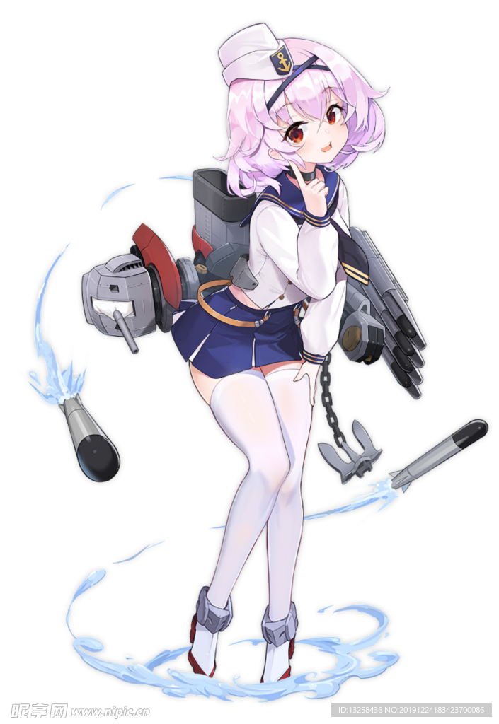 彩色人物插画动漫背景