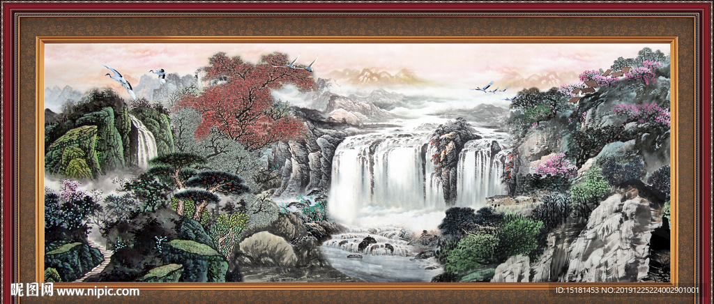 聚宝盆山水