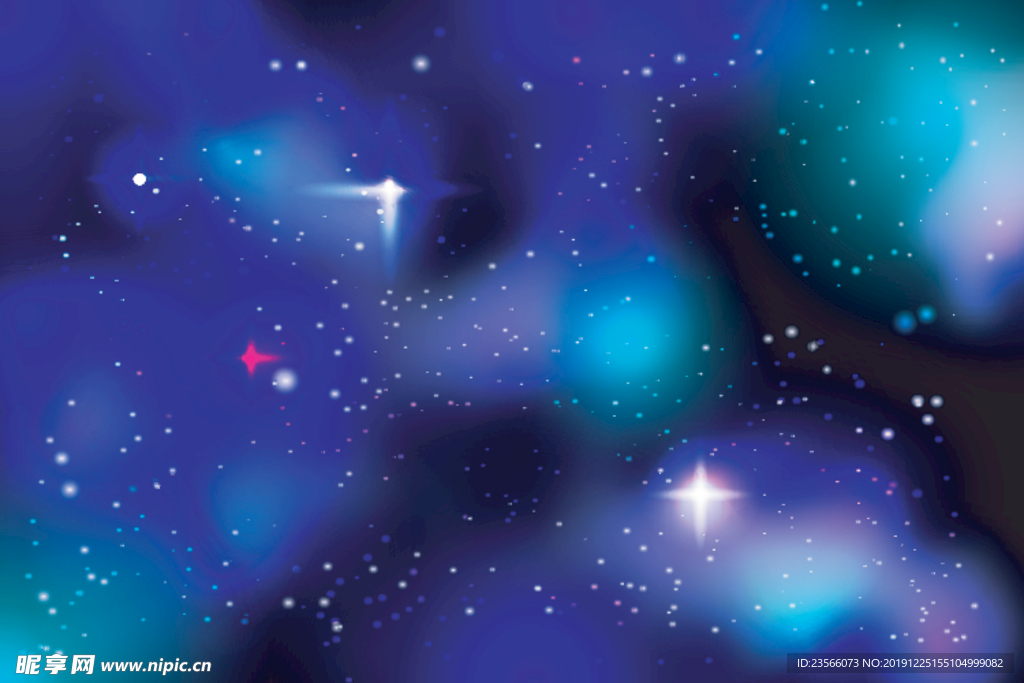 浩瀚太空星空图案