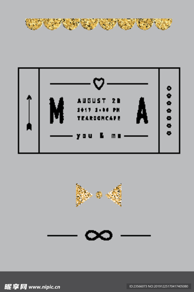 植物抽象装饰画图案