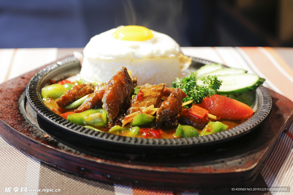 铁板带鱼饭