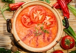 番茄牛肉砂锅粥