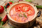 番茄牛肉粥