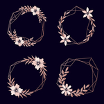 花卉边框