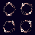 花卉边框