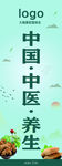 中国中医养生道旗