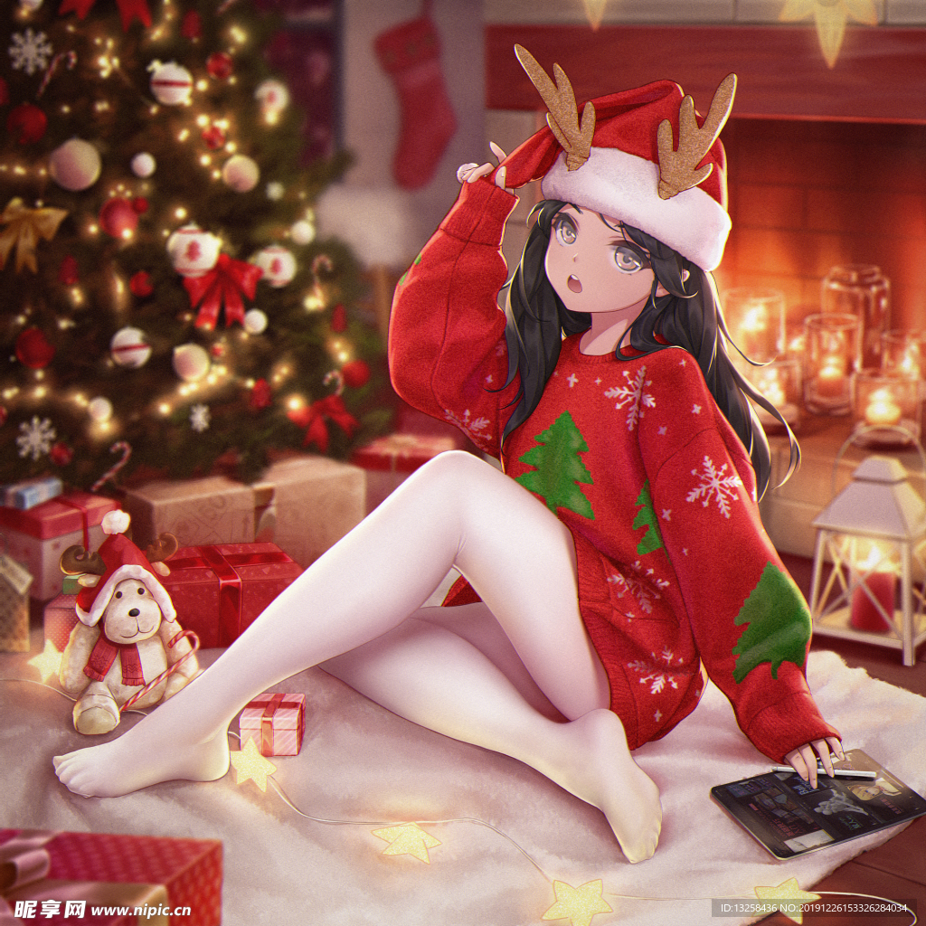 彩色人物插画动漫背景