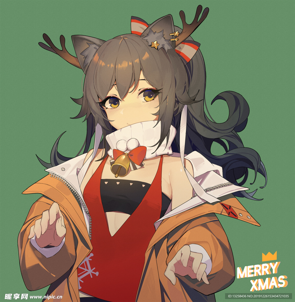 彩色人物插画动漫背景