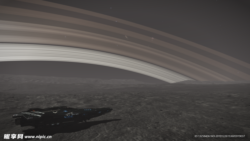 宇宙星空飞船背景