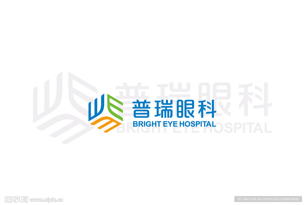 普瑞眼科logo