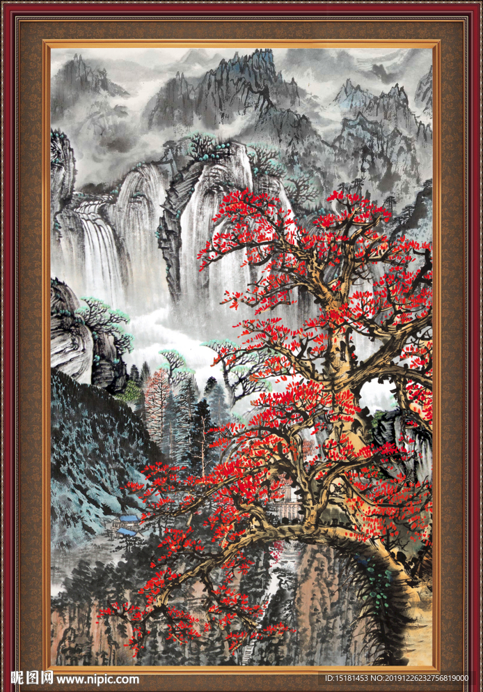 国画梅花