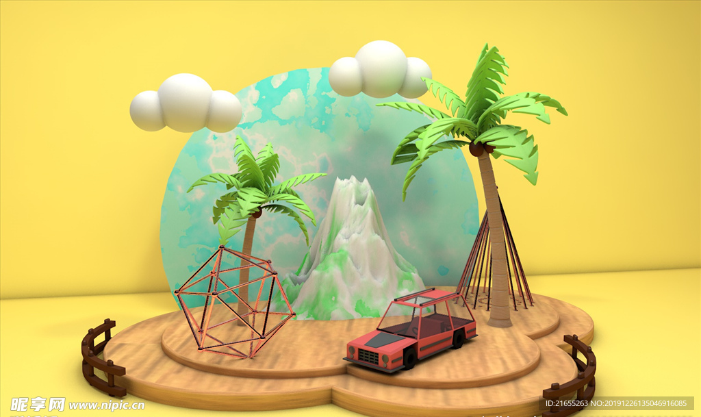 C4D场景建模
