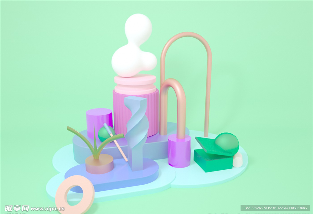 C4D场景建模