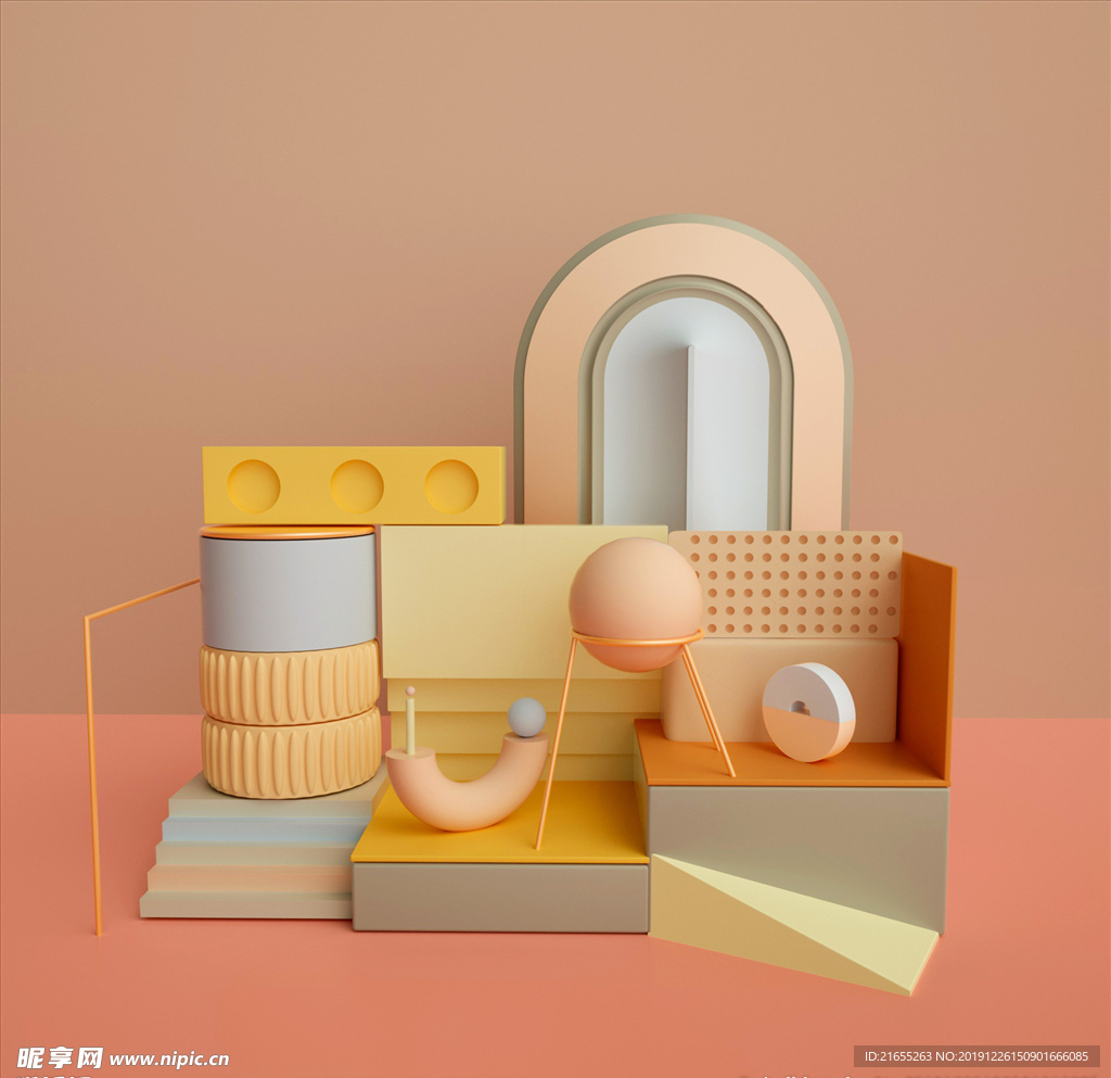 C4D场景建模