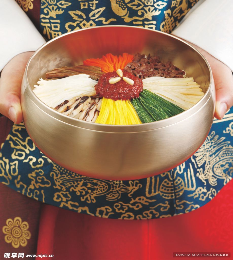韩国美食拌饭