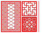 雕刻花纹 镂空花纹