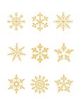 金色的雪花