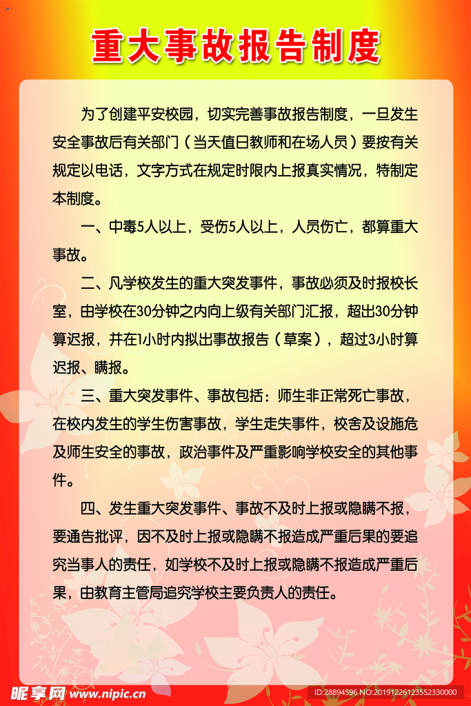 制度牌