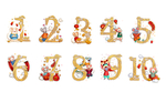 1-10鼠年数字
