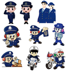 卡通警察