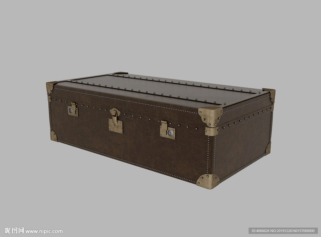 高端箱子3d模型