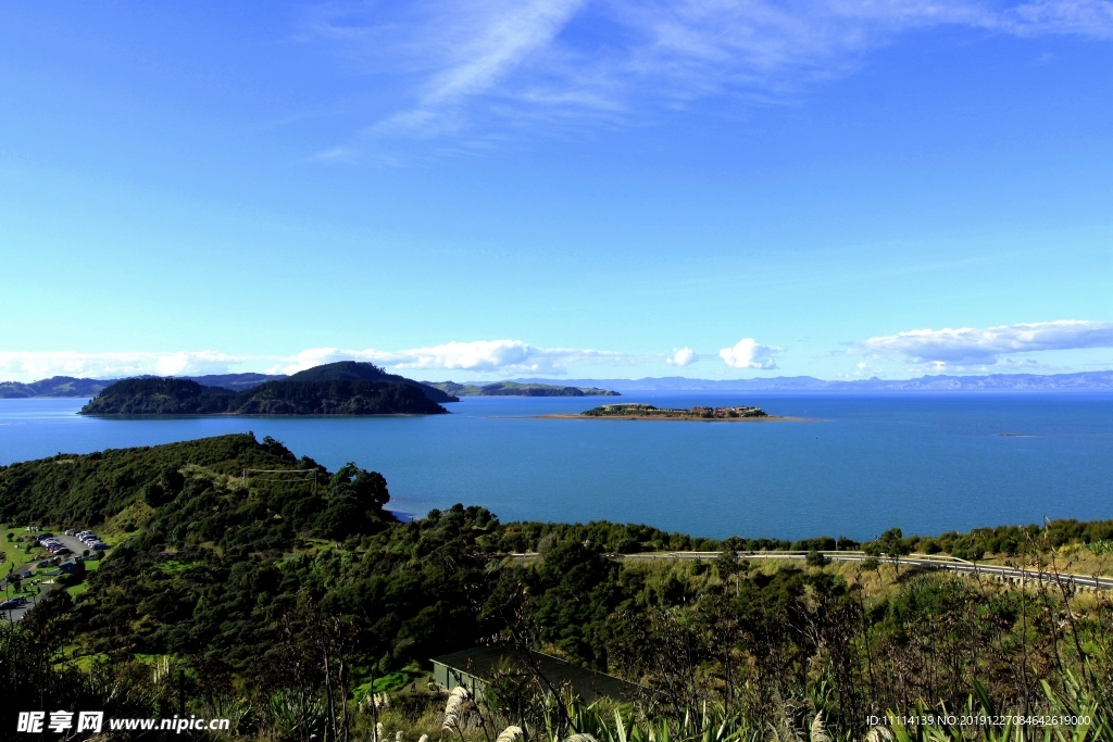 新西兰海滨自然风景