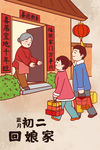 大年初二回娘家