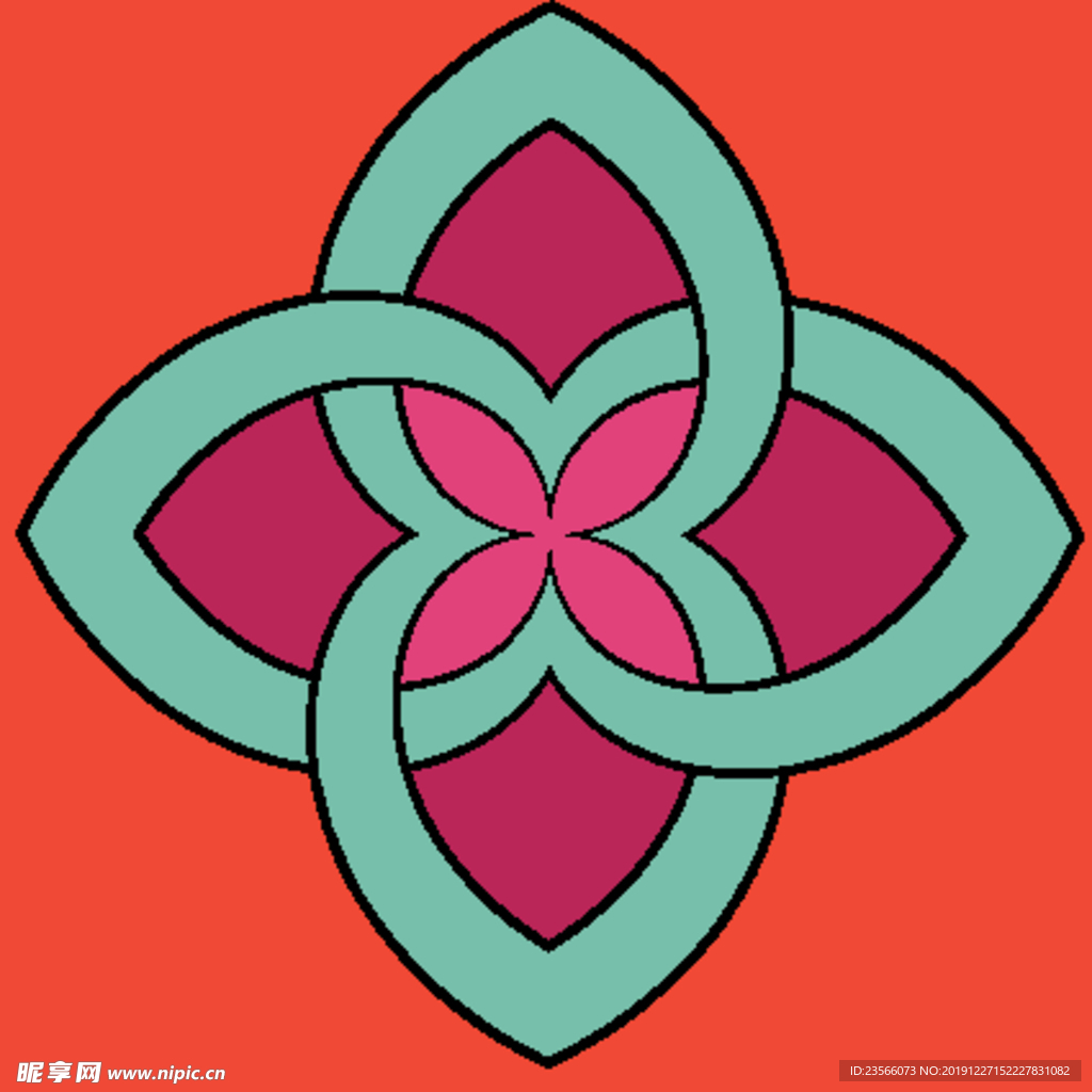 波西米亚风格花纹图案