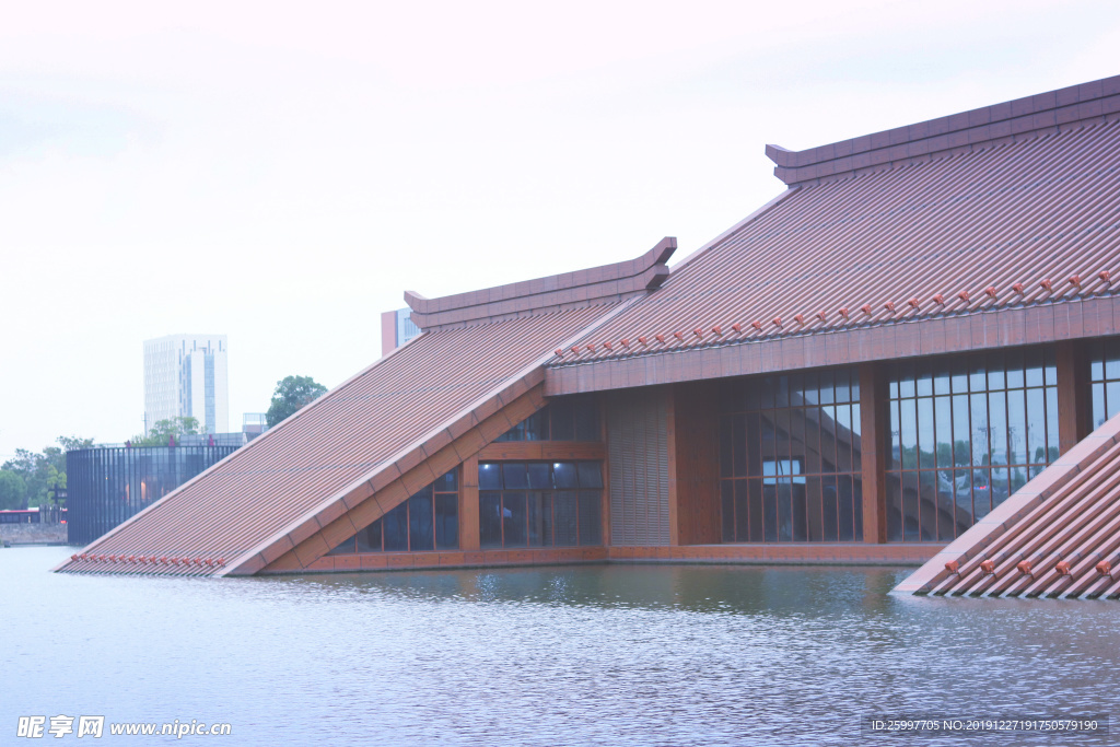 广富林 建筑 房顶