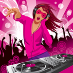 音乐系列 酒吧DJ美女