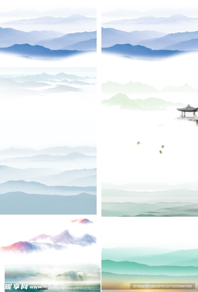 水墨山脉