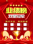 销售业绩榜
