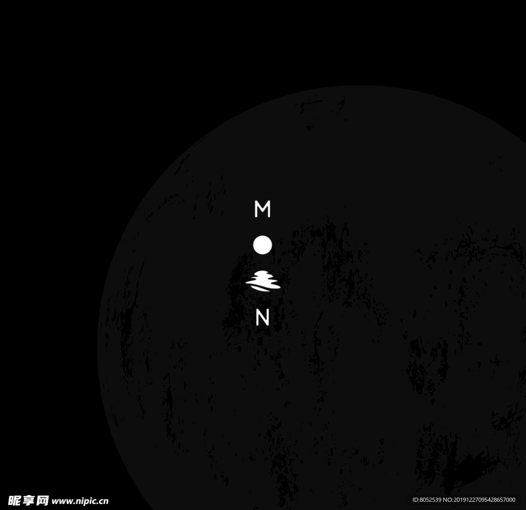 月球 moon 高清 平面