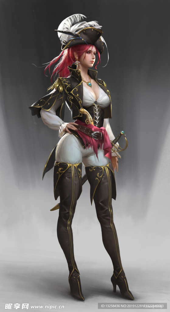 彩色人物插画动漫背景