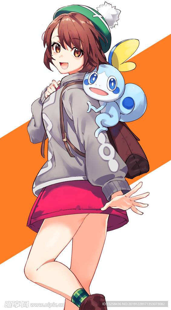彩色人物插画动漫背景