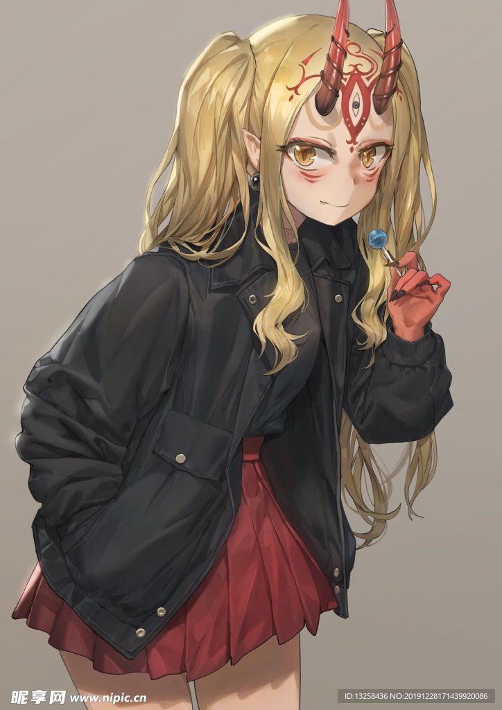 彩色人物插画动漫背景