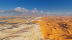 群山天空沙漠白云风景